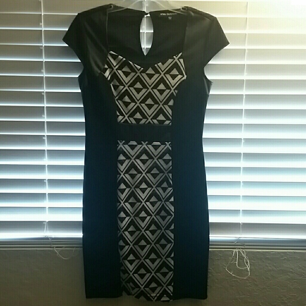 Black and white dress
